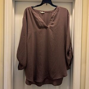 Dark Lavender 3/4 sleeve